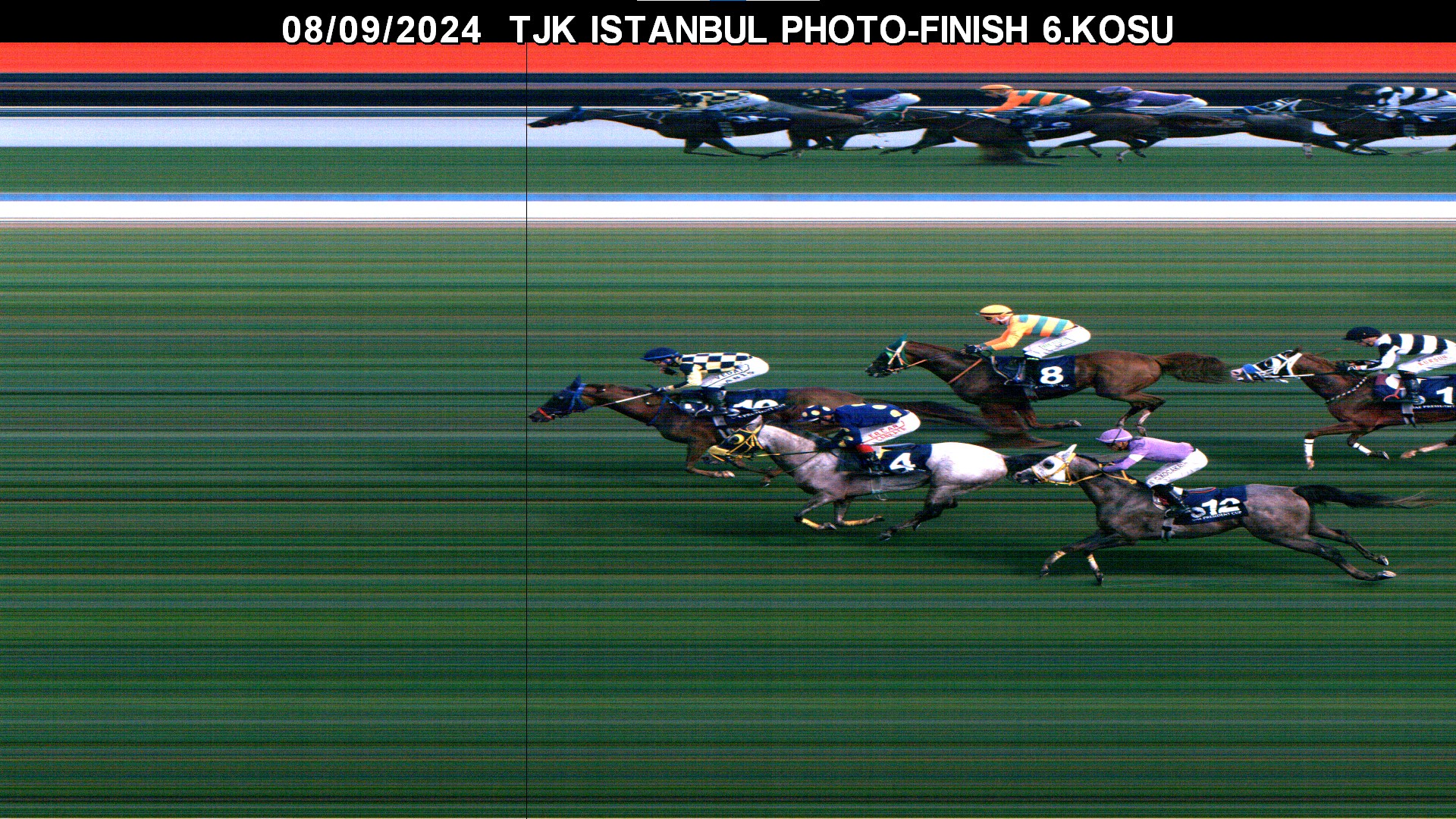  stanbul 6 Ko u Foto Finish Resmi 08 Eyl l 2024 Pazar 