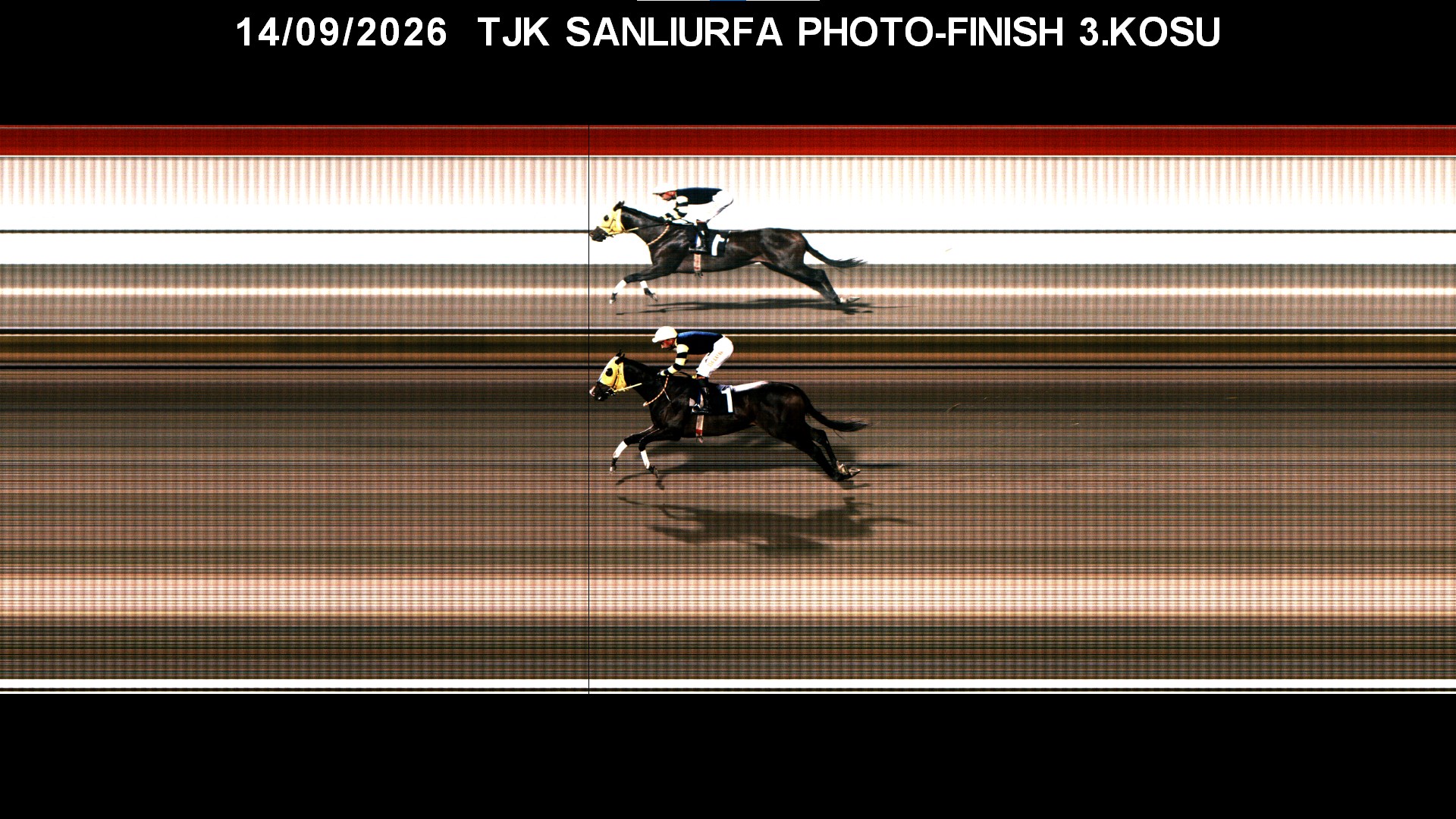 Şanlıurfa 3. Koşu foto finiş görüntüsü — 2026-09-14