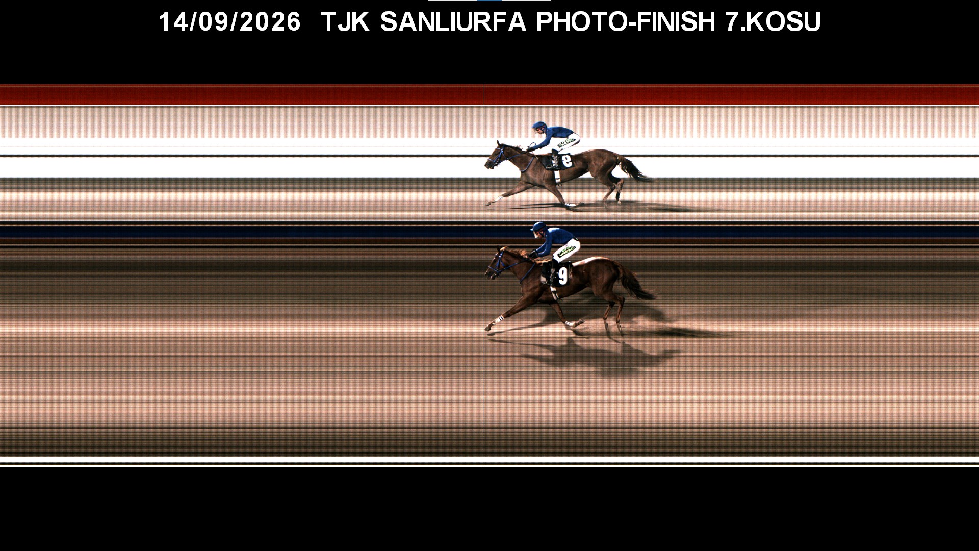 Şanlıurfa 7. Koşu foto finiş görüntüsü — 2026-09-14