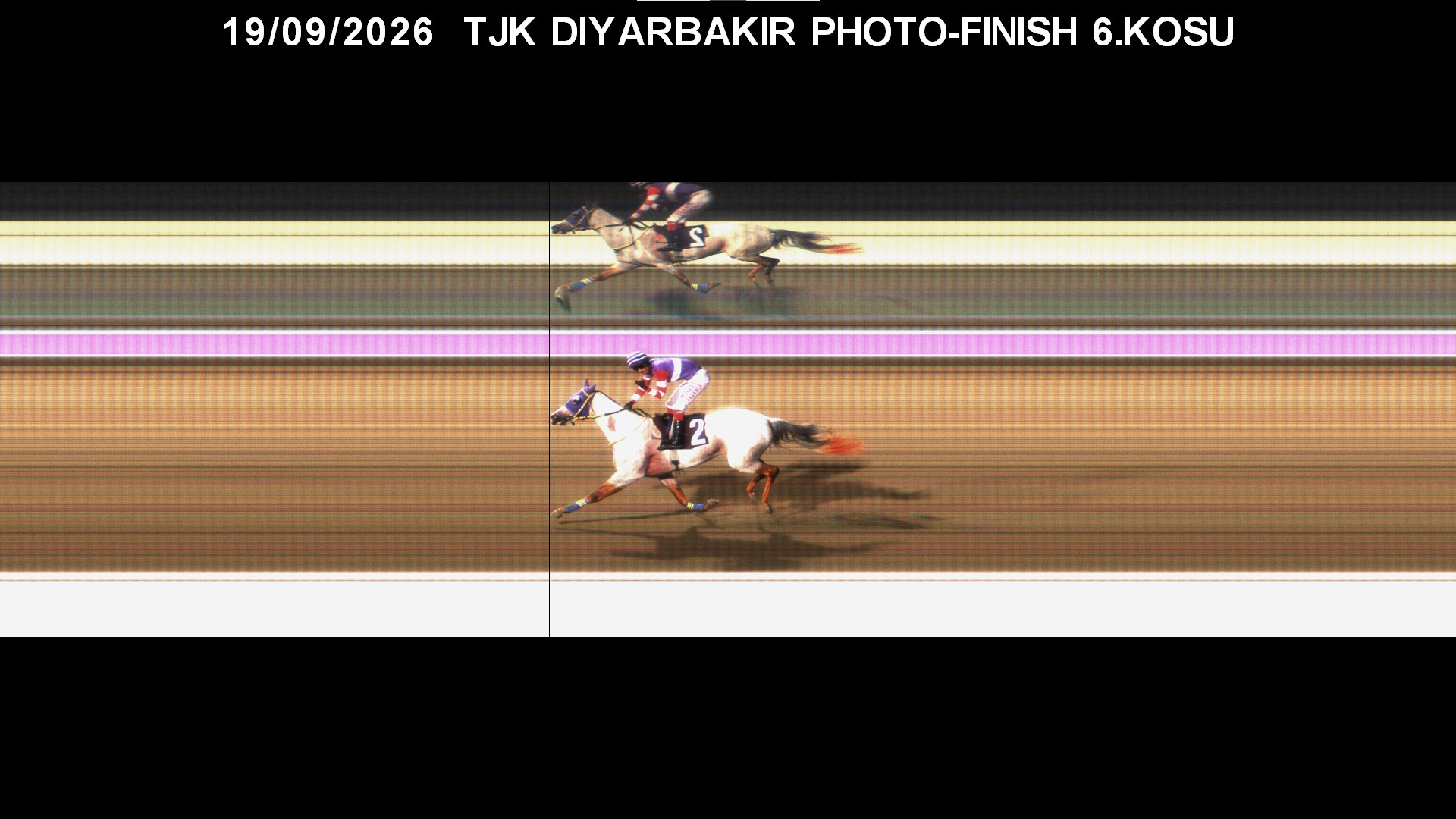 Diyarbakır 6. Koşu foto finiş görüntüsü — 2026-09-19